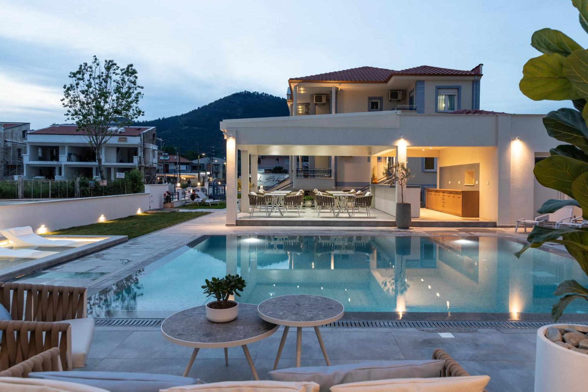 Hotel Sole e Mare Chrisi Ammoudia Esterno foto